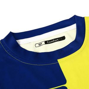 Set di uniformi da calcio atletico per uomo in poliestere traspirante con stampa personalizzata ideale per allenamenti o eventi di partite - Product Image 3