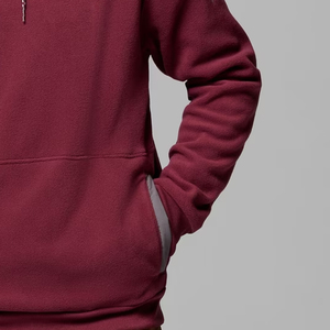 Conception de logo personnalisée Collection d'hiver Sweat-shirt pour homme à manches longues Matériel en polaire respirant de haute qualité avec cordon de serrage - Product Image 4