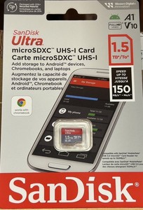 TARJETA SD Tarjeta de memoria de 1,5 TB 150 MB/s, C10, U1, Full HD, A1, Ultra Micro Card - SDSQUAC-1T50-GN6MN - Product Image 2