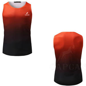 Camisetas sin mangas de entrenamiento de algodón 100% para hombres, camisetas de gimnasio de cuello redondo con precio de etiqueta privada de alta calidad - Product Image 4
