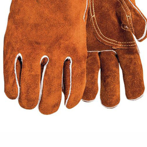 Puño de plástico de piel de vaca naranja vaca Split soldador cuero Miller soldadura de piel de vaca - Product Image 2