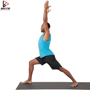 Camiseta sin mangas personalizada de poliéster transpirable 2024 para hombre, ropa deportiva lisa en blanco para uso en el gimnasio - Product Image 6