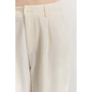 Pantalones de Crepé Transpirables Antiarrugas de Cintura Alta y Media, Corte Recto, Cierre Elástico, Decoraciones, Talla XL, WM-TRC-SS26-601 - Product Image 4