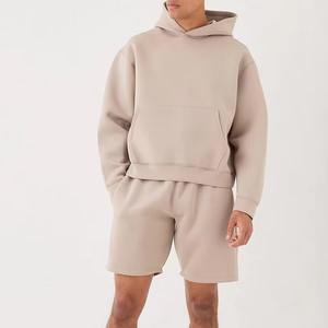 Conjunto Deportivo de Verano Personalizado de Poliéster para Hombre, Chándal Corto de 2 Piezas con Pantalones Cortos y Sudadera con Capucha para Hombre - Product Image 2