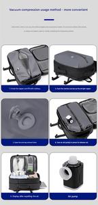 Mochila de Viaje para Portátil de Negocios con Bolsa de Compresión al Vacío USB Tipo-C Antirrobo de Gran Capacidad, <span class=keywords><strong>Sin</strong></span> Bomba, en Existencia - Product Image 5