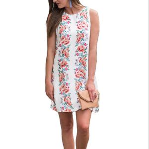 Nouvelles robes décontractées de mode explosive Robe mi-longue imprimée à chaud Vacances européennes et américaines - Product Image 1