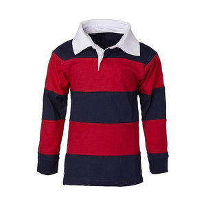 Chemises de rugby à manches longues respirantes de qualité supérieure avec logo personnalisé et couleurs personnalisées, tailles S à 5XL - Product Image 1