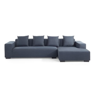 SFL68002 <b>L</b>-<b>Shaped</b> Chesterfield <b>Sofa</b> Home Furniture Set for Living Room & Apartment Chenille <b>Cover</b> with Sponge Filling - Product Image 1