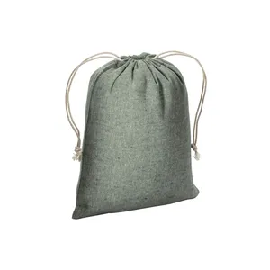 Sacchetti Sportivi Promozionali Ecologici in Cotone Riciclato con Coulisse - Product Image 4