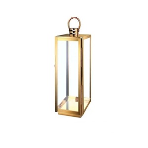 Nouveau design de lanterne marocaine faite à la main en métal unique avec décoration en verre coloré pour la maison. - Product Image 5