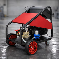 Nettoyeur haute pression commercial 15KW 350bar 5100psi, machine de lavage à jet électrique 380V pour le nettoyage en profondeur des sols d'atelier industriel