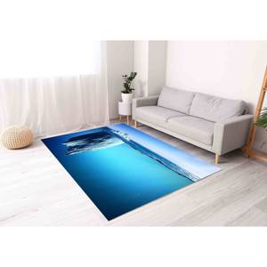 Alfombra Estampada - Alfombra Berg, Alfombras con Diseño de Paisaje Berg, Alfombra con Diseño Marino, Alfombra Suave No Tejida - Product Image 5