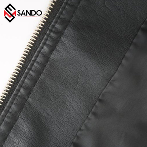 Customized Logo Women's Jackets with Embroidered Patches OEM Plus Size Jackets Women Leather Jacket for Women - Product Image 5