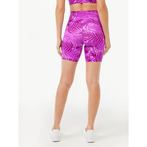 กางเกงขาสั้นปั่นจักรยานเอวกลางสำหรับผู้หญิง ผ้าสแปนเด็กซ์ผสมผ้าฝ้ายเนื้อเมมโมรี่ ระบายอากาศได้ดี เหมาะสำหรับออกกำลังกายในยิม วิ่ง หรือสวมใส่แบบเป็นทางการ - Product Image 2