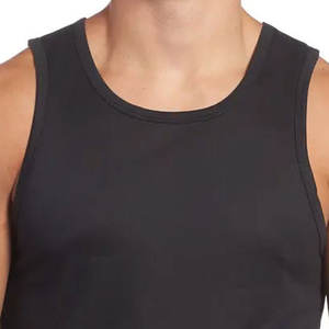 Venta al por mayor 100% algodón hombres gimnasio camisetas sin mangas mejor calidad cómodo secado rápido y transpirable diseño sublimado - Product Image 6