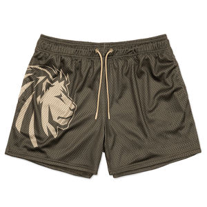 Alta calidad casual streetwear pantalones cortos para hombre Jogger logotipo personalizado tablero correr nadar pantalones cortos de malla para los hombres - Product Image 1