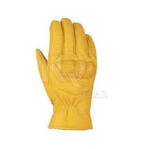 Gants de course classiques en cuir, coupe-vent, hiver, design à doigts complets, tissu durable, forte adhérence, parfaits pour la conduite quotidienne à moto - Product Image 6