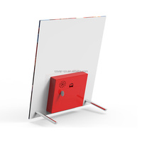 Cadeaux de Noël personnalisés en usine support de bureau pour notes de musique support de cadre photo acrylique sonore support d'enregistrement vocal support d'image debout