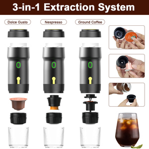 Máy pha cà phê di động sạc USB 12V với viên nang cà phê, dùng được cho ô tô và văn phòng - Product Image 4