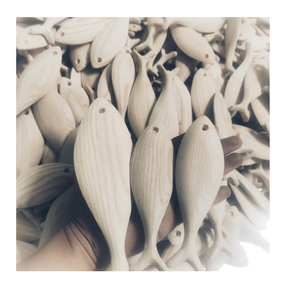 L'artisanat en bois personnalisé professionnel est un poisson en bois pour les enfants à jouer et à éduquer - Product Image 1
