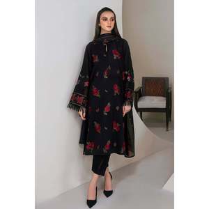 Ensemble de costume pour femme en tissu brodé SF-361 - Product Image 1