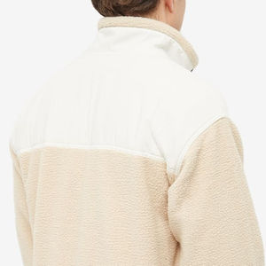 <b>Men's</b> Wholesale Winter High Quality <b>Sherpa</b> Bomber Outdoor Jacket Polar Chenille Patches <b>Sherpa</b> <b>Fleece</b> Bomber Jacket For <b>Men's</b> - Product Image 4