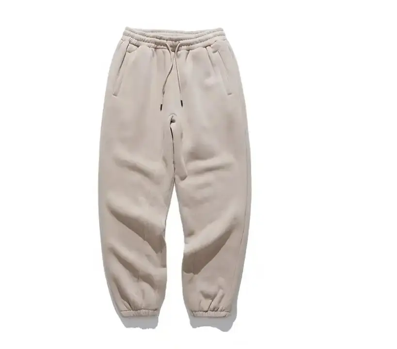 Best OEM New Fleece Heavyweight Custom 100% Cotton Plus size Sweatpants Men's Pants & trousers