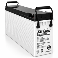 Batterie AGM à borne avant 12V 200Ah à décharge profonde pour système solaire