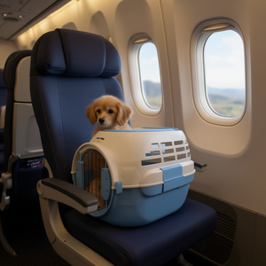 Transportadora de Mascotas para Perros, Aprobada por Aerolíneas, de Plástico Ventilado, Caja de Transporte para Mascotas, Venta al Por Mayor de Fábrica - Product Image 3