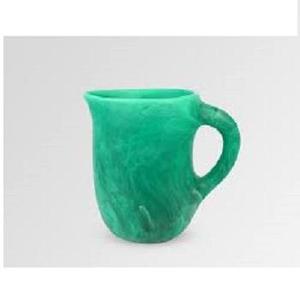 Pichet en résine artisanal, motif tourbillon aquatique, effet marbre, style classique, capacité 1L/1,5L, carafe à eau écologique pour la maison et le bar - Product Image 6