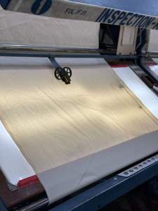 Tissu Voile Léger Biologique Écologique Brodé Style Uni 100% Coton 110 GSM Largeur 52" à Œillets - Product Image 2