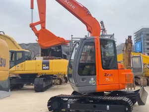 Excavatrice sur chenilles d'occasion Zaxis 75US 7Tonnes haute efficacité moteur Performance d'origine Hitachi ZX75/ZX70 d'occasion bon marché - Product Image 3