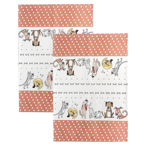 ผ้าขนหนูสีขาวผ้าฝ้ายออร์แกนิกสีขาวล้วนผ้าเช็ดจานทรงกระสอบแป้งสีขาวแบบเรียบสำหรับใช้ในครัว - Product Image 4