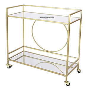 Decoration Designer Modern Design Standard Shape Stylish Luxury <b>Gold</b> Best High Quality Designing Serving <b>Trolley</b> - Product Image 4