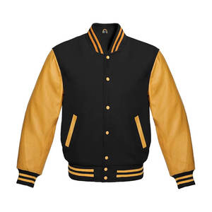 แจ็คเก็ตตัวแทนมหาวิทยาลัยสำหรับผู้ชายแจ็คเก็ตเลตเตอร์แมนตัวแทนมหาวิทยาลัยเลือกสีและขนาดของคุณเองสำหรับผู้ชาย - Product Image 5