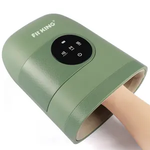 New Hand Massager Machine Air Finger with Heat Kneading Spa Massage Cordless Air Compression Electric Finger Hand Massager