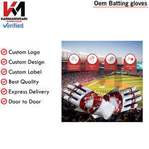 Gants de frappeur de baseball Performance de préhension supérieure Durabilité Ventilation Qualité supérieure Gants de frappeur de sport de qualité supérieure - Product Image 4