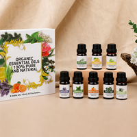 Ensemble d'huiles essentielles végétales hydrosolubles, diffuseur d'arômes, bougie, collection de parfums d'intérieur
