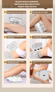 Estimulador masajeador de espalda 2025 para aliviar el dolor muscular en el cuerpo, relajación, presión corporal con 6 pistolas de masaje - Product Image 6