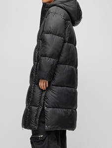 Vestes matelassées chaudes d'hiver à boutons couverts, courtes, vintage, imperméables, tissées, épaisses, personnalisées avec logo, décontractées, coupe-vent - Product Image 5