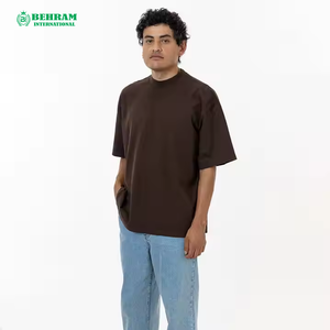 High Quality Short Sleeve 100% Cotton Eco-Friendly Quick Dry Breathable Heavy <b>Weight</b> <b>Blank</b> Printed T-Shirt for Men - Product Image 3