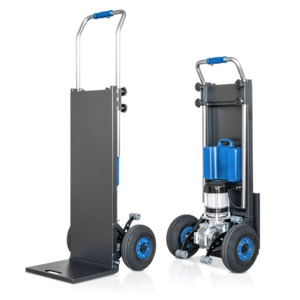 Monte-escalier avec moteur, construction en acier, capacité de 250 kg, garantie 1 an, fabriqué en France - Product Image 1