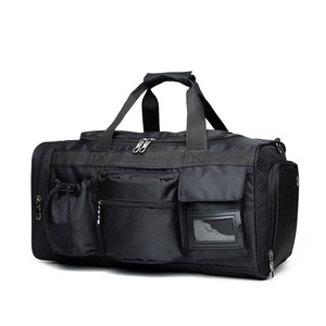 Sac de sport en toile imperméable en gros pour femmes et hommes, léger, grande capacité 30-40L, poche pour bouteille d'eau, sac de voyage pour la salle de sport - Product Image 1