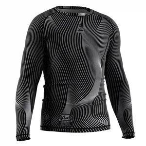 <b>Compression</b> <b>Shirt</b> Manufacturer Denim Quick Dry Custom <b>Men's</b> - Product Image 5