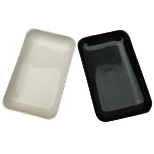 Bandeja de Clasificación de Plástico Hueca, Rectangular, Blanca o Negra, 4 x 2 1/2 Pulgadas, Herramientas de Joyería - Product Image 1