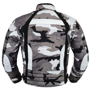 Veste d'équitation respirante de course de moto sublimée imprimée camouflage Veste homme design personnalisée pour vélo et course automobile - Product Image 4