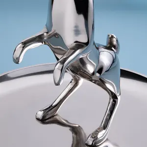 Handmade Rustic Metal Cake Stand Eco-Friendly Dishwasher Safe Event Birthday Dessert Table Decoration Wedding Tables <b>Resin</b> <b>Epoxy</b> - Product Image 3