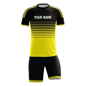 Custom 2023 Nieuw Seizoen Snel Droog Jersey Voetbalshirt Mannen Kleding Uniform Sublimatie Retro Voetbal Jersey Set Kits Voetbalkleding