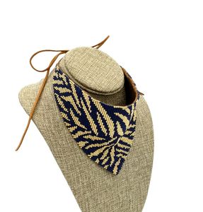 Collar de cristal con borlas de semillas blancas hecho a mano, venta al por mayor india, collares de cuentas de semillas de varias filas por HFCRAFTS - Product Image 3