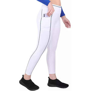 Leggings de gymnastique de sport de yoga sans couture de taille haute pour femmes-vêtements personnalisés en gros tissu tricoté Type de taille moyenne - Product Image 1